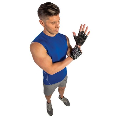 Gofit Men’s Premium Leather Elite Trainer Gloves (Medium) GF-MLG-M/CAM